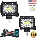 LED PODS 120W 4 Inch Arsenal LED POD Lights Combo