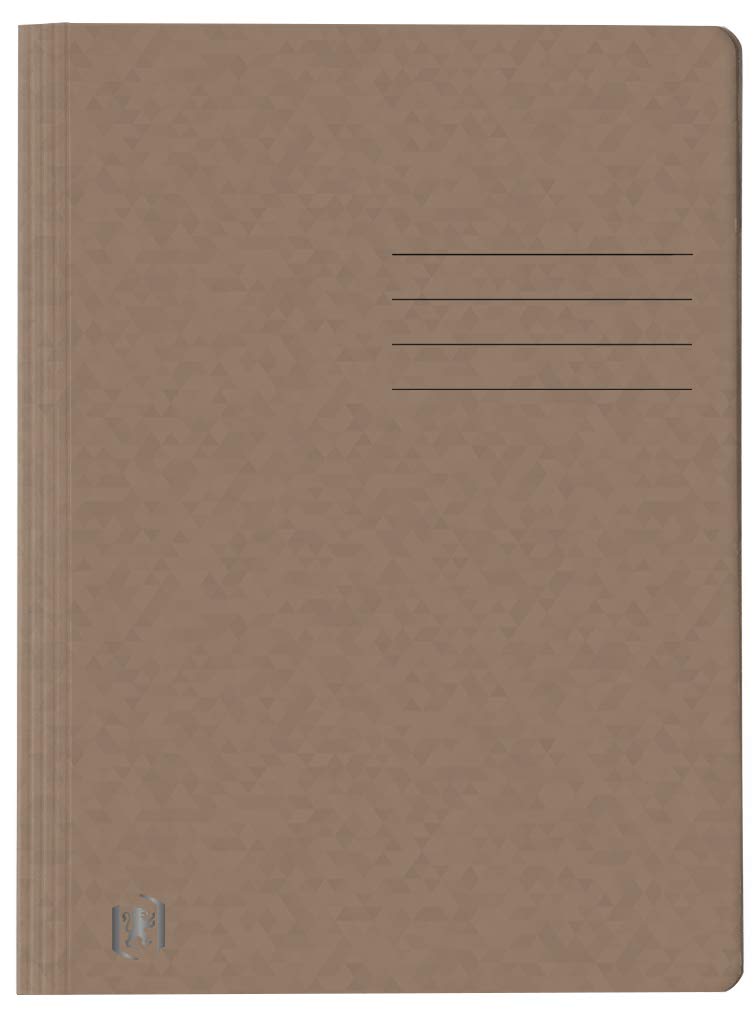Oxford Top Fil+ 400116200 File Folder Extra-Strong 390 g Cardboard Pack of 25 DIN A4 Brown