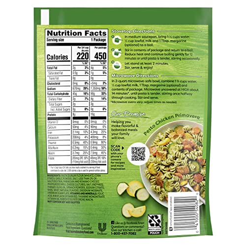 Knorr Sides Creamy Pesto Pasta, 4.1 Oz Pricepulse