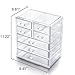 Acrylic Large Coutertop Organizer Box with 7 Drawers size 9.45