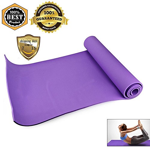 Purple plush yoga mat for girls ,is an exclusive extra strong mat for young girls to provide comfort via its added thickness. This can help the girls to stretch their bodies beyond any limit