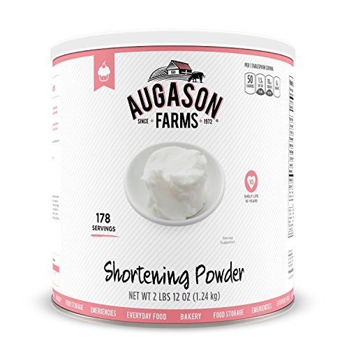 Augason farms shortening powder #10 can, 44 oz