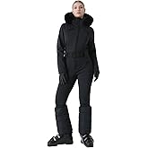 MOUS ONE Womens Ski Suit One Piece Snowsuit Slim Insulated Jumpsuit Warm Waterproof Outdoor Sports Outerwear