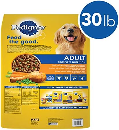 pedigree dog food amount to feed