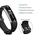KingAcc Compatible Replacement Bands for Fitbit Alta HR, Fitbit Alta, Silicone Fitbit Alta HR Band Alta Band, Buckle Wristband Strap Women Men (1-Pack, Black, Small)