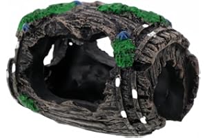 Ai-OUMLEEF Fish Accessories,Aquarium Fish Tank Decorations, Aquarium Hideout House Theme Plants Cave Castle Mermaid Ornaments