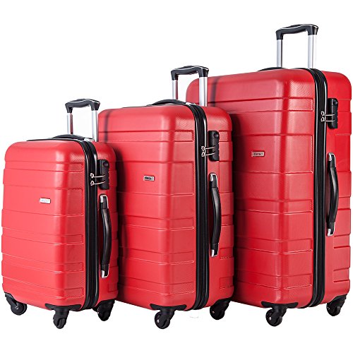 Merax Afuture 3 Piece Luggage Set Lightweight Spinner Suitcase Merax Afuture 3 Piece Luggage Set Lightweight Spinner Suitcase