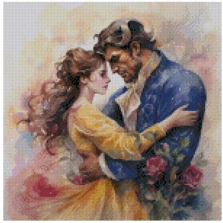 Sweet Time, Counted Cross Stitch kit, 14count,100% Cotton，150x150 Stitch, 27x27cm Counted Cross Stitch Kits