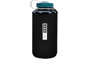 Sok It Botl Sok Water Bottle Sleeve Insulated Neoprene Cover (Black, Fits 32oz Nalgene)