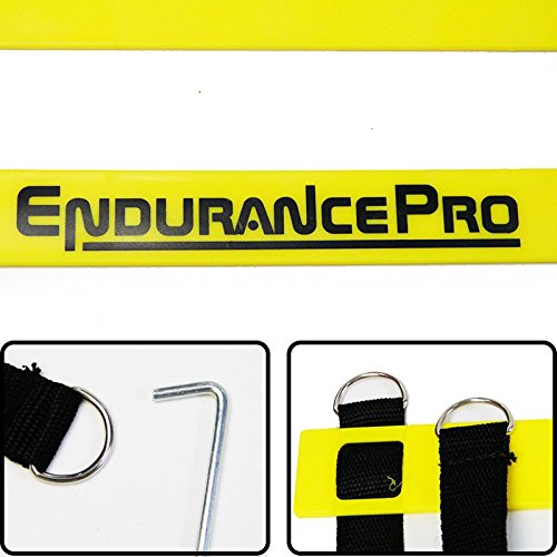 Endurance Pro Footwork Ladder with Ladder Drills eBook Bag Pegs-Ideal Agility Ladder Speed and Agility Training Equipment for Football, Soccer, Multi-Sport Training