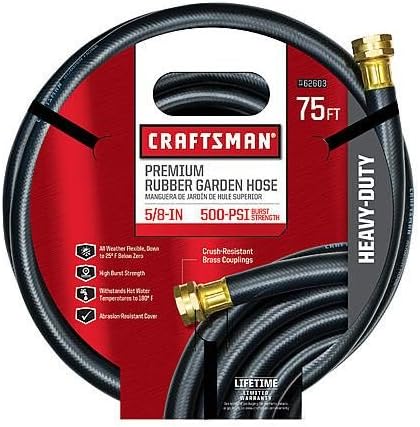 Craftsman Premium Rubber Garden Hose 69603 Amazon Ca Patio Lawn Garden