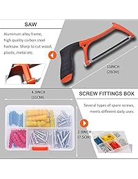 Juego de herramientas para el hogar.