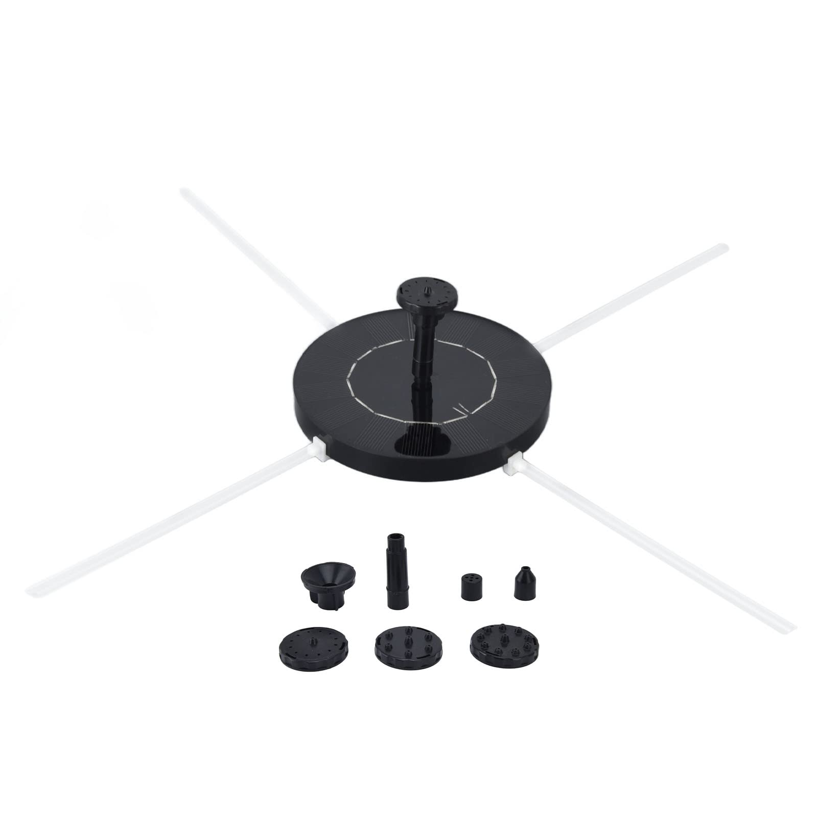 Outdoor Solar Fountain SEAFRONT 130MM Decorative Garden Rockery Bird Bath Fish Pond Courtyard