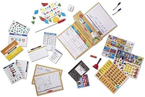 Melissa & Doug School Time Classroom Play Set Game, Pretend Play, Play School, Pretend Teacher Activity Set - Image 4