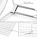 RJQ BBQ Grilling Basket, Portable Stainless Steel Grilling Basket for Kitchen/Outdoor Grill with Long Handle for Vegetable Fish Shrimp and Many Other Food.