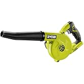 Ryobi 18-Volt ONE+ Compact Blower (tool only) (Renewed)