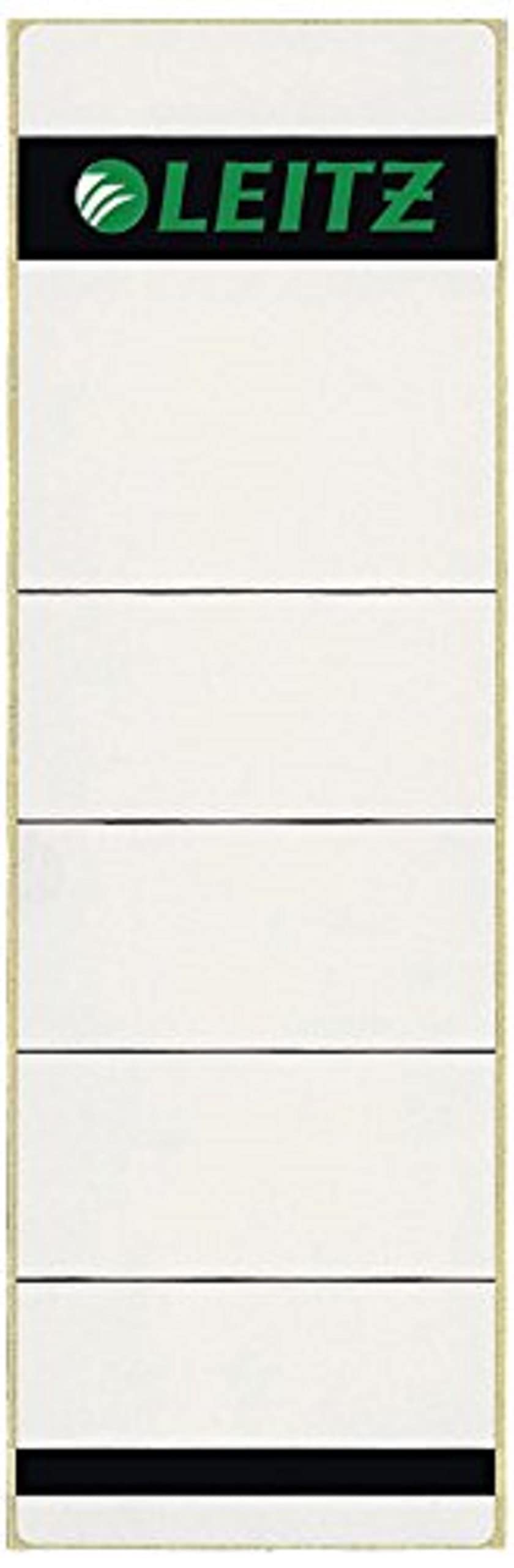 Esselte Leitz 16421085 Self-Adhesive Spine Label Paper Short Narrow Pack of 100 Grey
