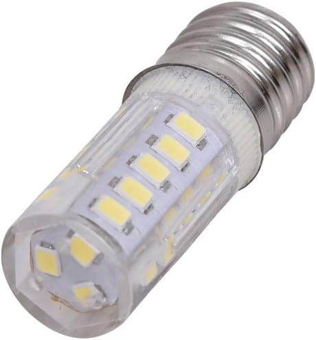 WTINTELL E17 LED Bulb, Equivalent to 40 Watt Halogen Bulb), dimmable, Microwave Refrigerator and Smoking Machine Bulb, AC110-130V, 4W White 6500K (Pack of 2) - - 