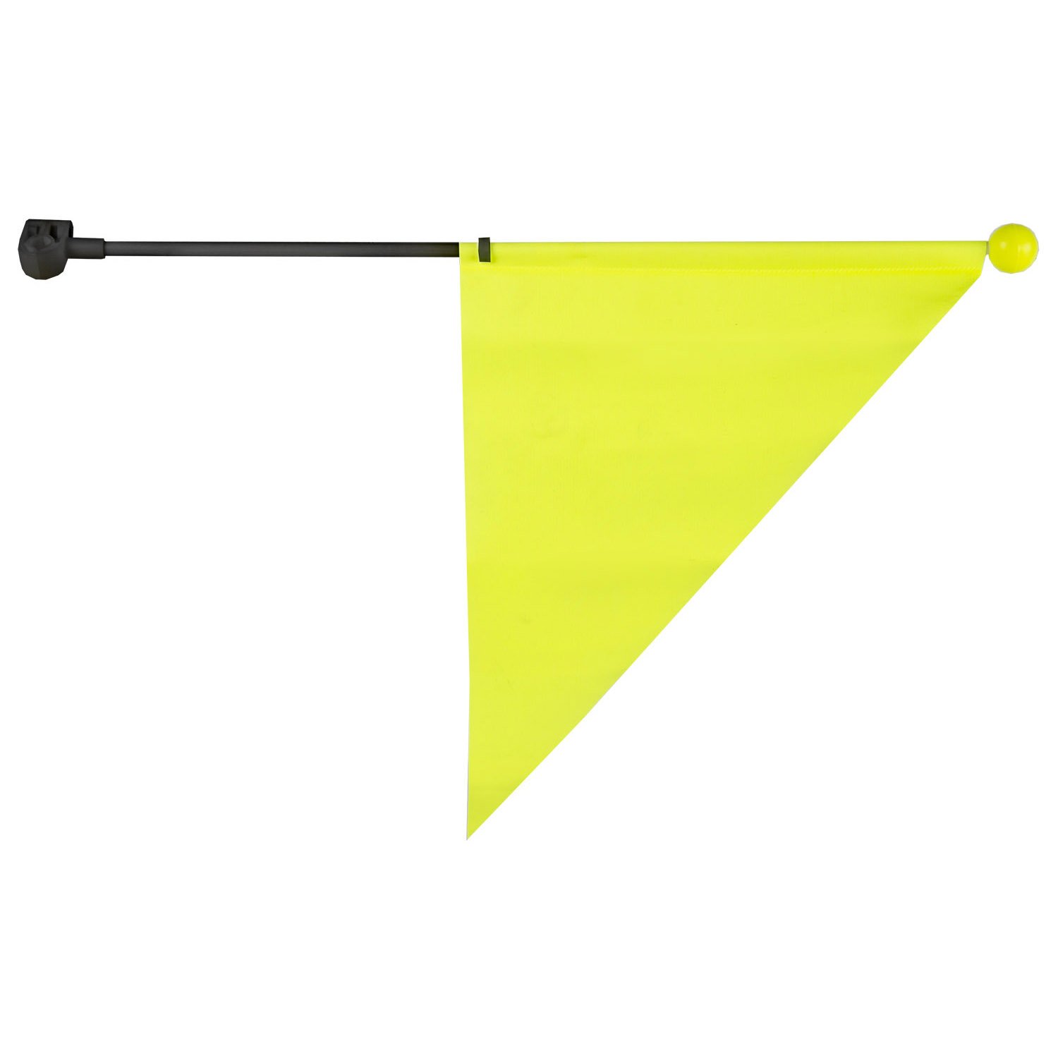 M-Wave Unisex Child Safety Flagpole - Neon Yellow, 380 mm