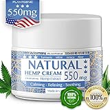 Organic Hemp Pain Relief Extract 550 Mg, Made in USA, Non-GMO, Natural Hemp Oil for Joint, Muscle, Back, Neck, Knee & Arthritis Pain