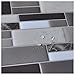 Art3B Peel & Stick Brick Kitchen Backsplash Self-Adhesive Wall Tile Stone Tan & Brown Design, 6 Sheets