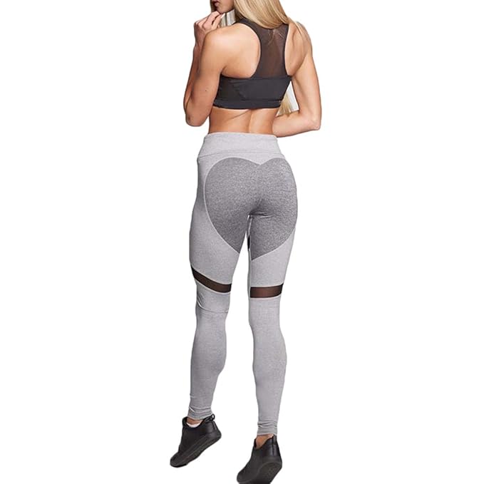Kootk Damen Yoga Leggings Pants Sporthose Skinny Leggins Fitness Stretch Hose Jogging Sport Gym Laufhose Lang Hosen Trainings