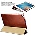 iPad Pro 12.9 Case, Icarercase Genuine Leather Case Folio Flip Smart Cover Auto Wake/Sleep Function [Magnetic Closure] Kickstand for Apple iPad Pro 12.9（2017）Brown