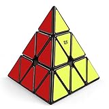 Coogam Moyu Magnetic Pyramid Speed Cube Pyramid Puzzle Toy (Black)