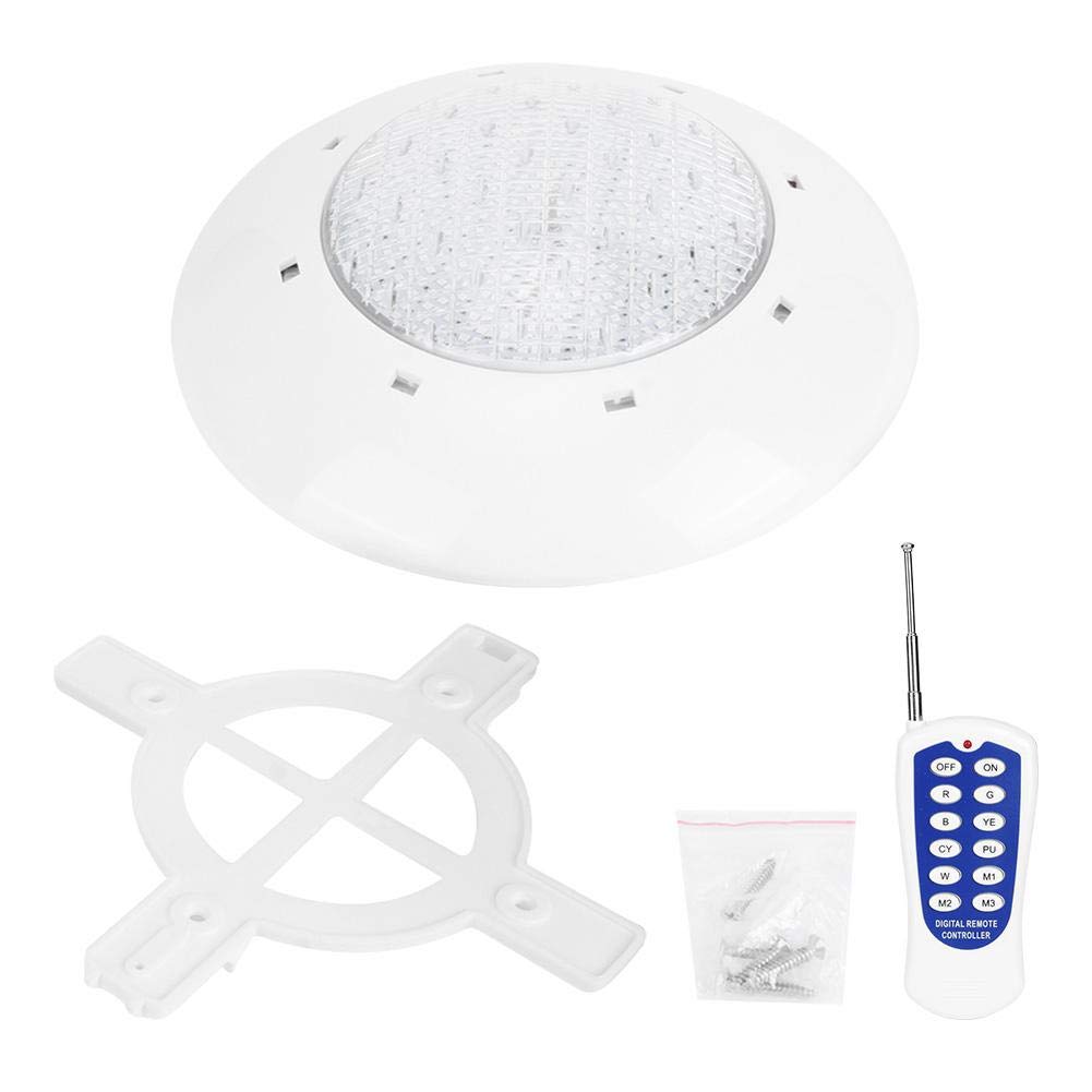 Cikonielf Underwater Light, 45W 460LED Swimming Pool Wall Light Color Changing Swimming Pool Wall Light Underwater Lighting Decoration with Remote Control