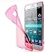 Galaxy S6 Case, Dreo [Crystal Flex] Galaxy S6 Clear Case Premium Clear Flexible Soft TPU Material [Scratch Resistant / Anti Yellow-Aging / Slim Easy Grip] - Authentic Retail Packaging - for Samsung Galaxy S6 (Hot Pink)