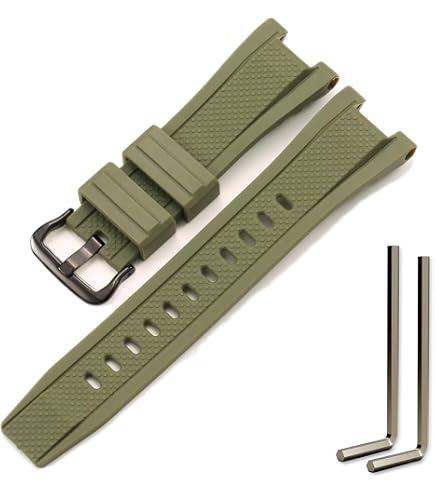 CASIO G-SHOCK GST-B300 ラバーベルト Amazon.com: Shangshi Rubber watch band Strap for Casio G-SHOCK GST