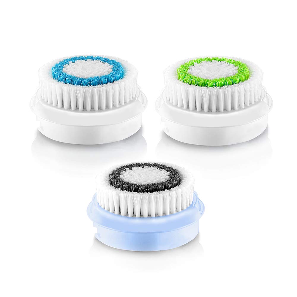 Facial Cleansing Brush Head Compatible Replacement Brush Head Facial Cleaning Tool (12 Pack): Beauty