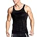 HOTER Mens Body Shaper Slimming Vest, Men's Compression Base Layer Slim Compression Muscle Tank Shapewear