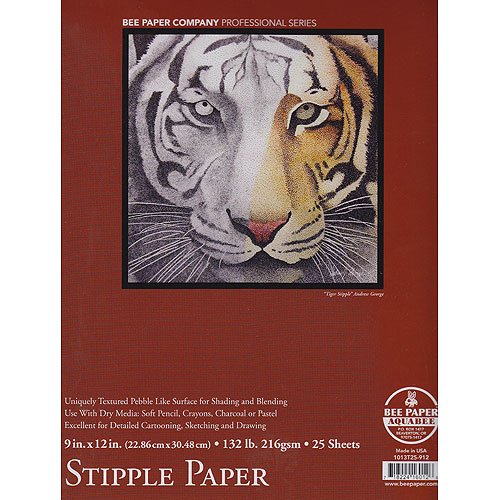 Bee Paper Stipple Paper Pad - 9"x12" 25 Sheets