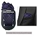Jeatonge Pocket Square Holder Keeper Organizer Pocket Squares For Men Prefolded