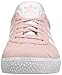 adidas Originals Unisex-Child Gazelle Sneaker, Icey Pink/White/Gold Metallic, 2