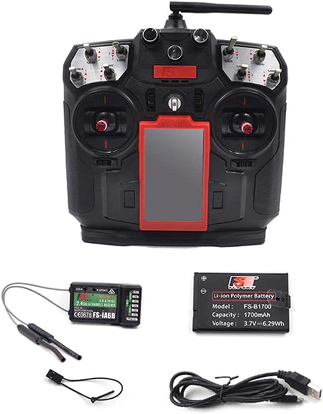 LLAni Flysky FS I8 FS-I8 RC Transmitter with FS-IA6B Receiver For Drone Aricraft Helicopter Airplanes Transmitter and Receiver Drone