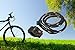 Bike Lock,OUTERDO Bicycle Cable Lock Combination Resettable Lightweight Cycling Locks Self Coiling Electric Vehicle Anti-theft Cycle Chain Lock with Mounting Bracket 3.2-Feet x 1/2 Inch