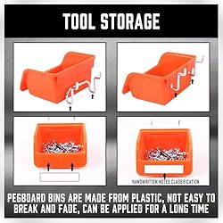 HORUSDY Pegboard Hooks Assortment, Pegboard