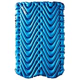 Klymit Double V Sleeping Pad, 2 Person, Double Wide (47 inches), Lightweight Comfort for Car Camping, Two Person Tents, Travel, and Backpacking