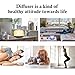 Diffuserlove Essential Oil Diffuser 500ML Ultrasonic Aromatherapy Diffuser Mist Humidifiers with Mute Design, Timer and Waterless Auto Shut-Off, 7 Color LED Lights for Office Home Bedroom Livingthumb 4