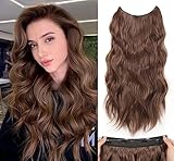 Invisible Wire Hair Exetensions 20 Inch Clip in