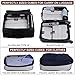 Premium Ultralight Compression Packing Cubes for Travel - Bag Factor Luggage Organizer Set (Grey - 5 Set)