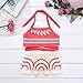 CHICTRY Toddler Girls Baby Birthday Fancy Dress Costume Princess Cosplay Party Beachwear Bathing Suits Red(Briefs) 12-18 Months