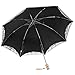 Honeystore Lace Travel Parasol Twice Folding Anti-uv Sunshade Windproof Umbrella