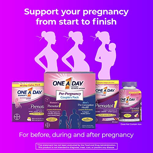One A Day Men's & Women's PrePregnancy Multivitamin including Vitamins