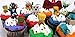 MINECRAFT 24 Piece Birthday CUPCAKE Topper Set Featuring Mini Minecraft Figures and Decorative Themed Accessories, Figures Average 1/2