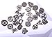 Michelle Queen Celtic Cross Charms for Jewelry Making Pack of 25