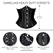 Camellias Women's 26 Steel Boned Heavy Duty Waist Trainer Corset Shaper for Weight Loss