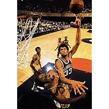 Amazon.com: Kareem Abdul-Jabbar Poster, Milwaukee Bucks, NBA